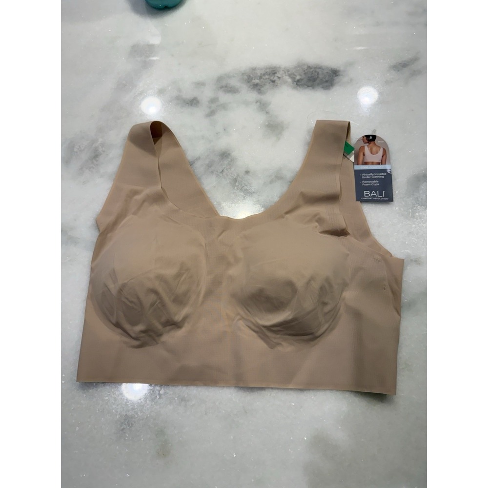 New Bali Comfort Revolution Easylite Wireless Bra Size Large‎